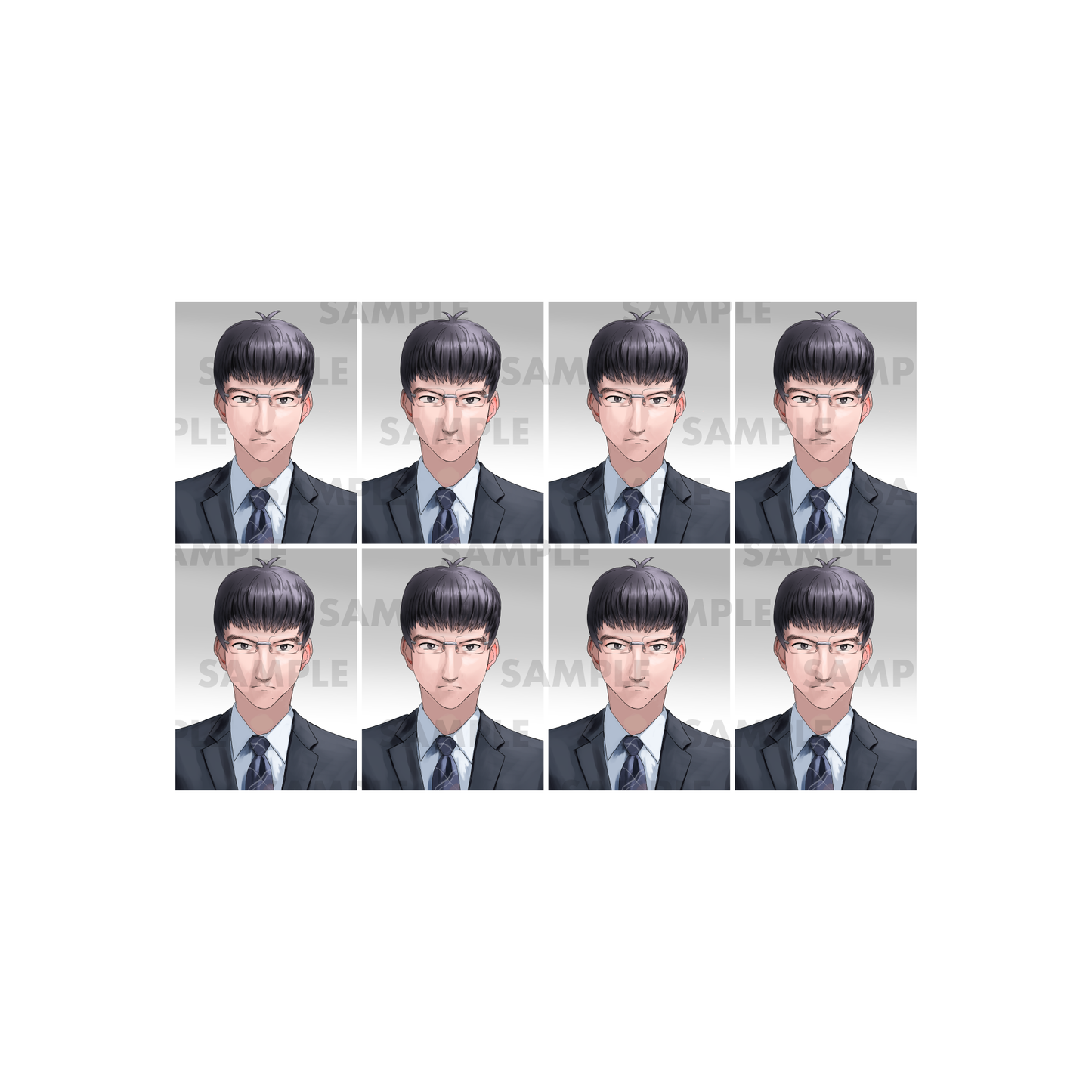 叡聖大学新入学3点セット(学生証風カード/学生証風ステッカー/証明写真風ステッカー8枚入)<大橋大河>